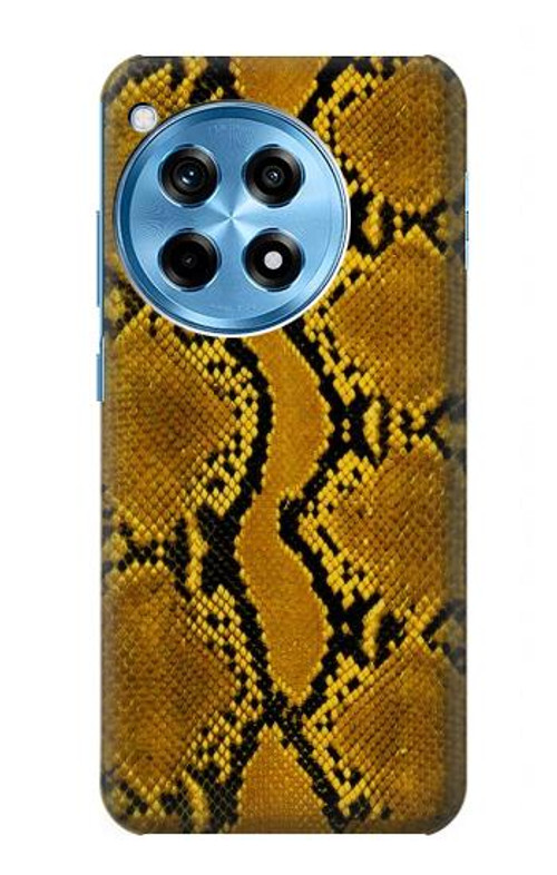 S3365 Yellow Python Skin Graphic Print Case Cover Custodia per OnePlus 12R