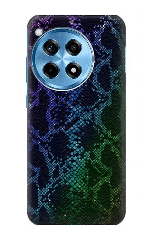 S3366 Rainbow Python Skin Graphic Print Case Cover Custodia per OnePlus 12R