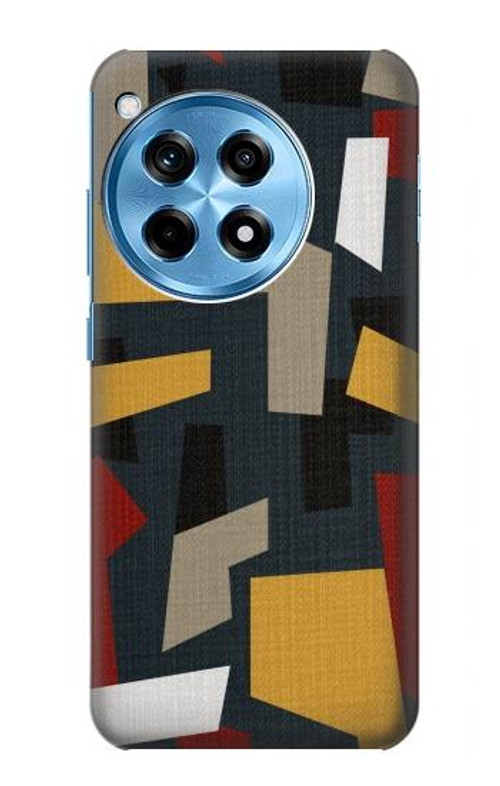 S3386 Abstract Fabric Texture Case Cover Custodia per OnePlus 12R