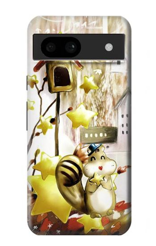S0109 Cute Squirrel Cartoon Case Cover Custodia per Google Pixel 8a