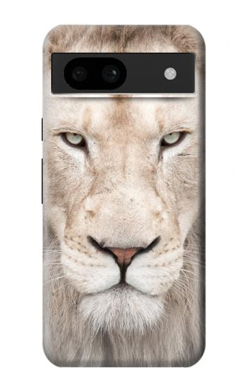 S2399 White Lion Face Case Cover Custodia per Google Pixel 8a