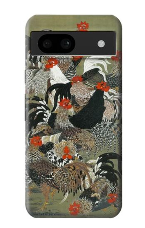 S2699 Ito Jakuchu Rooster Case Cover Custodia per Google Pixel 8a