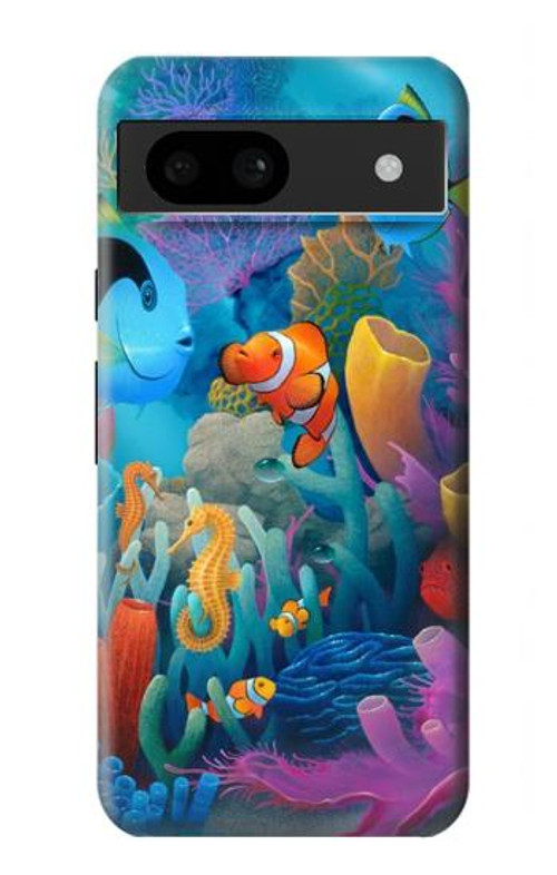 S3227 Underwater World Cartoon Case Cover Custodia per Google Pixel 8a