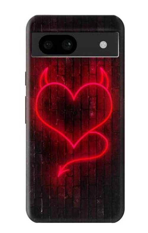 S3682 Devil Heart Case Cover Custodia per Google Pixel 8a