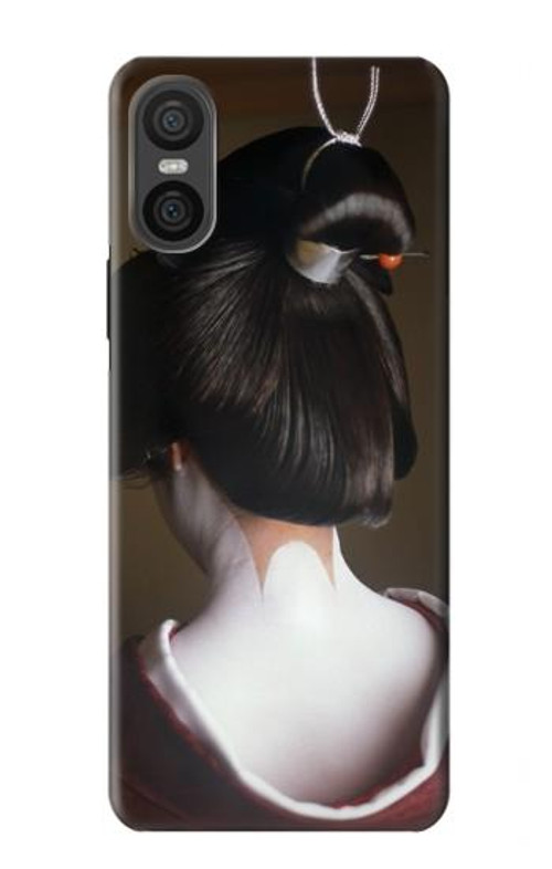 S1337 Japan Geisha Neck Case Cover Custodia per Sony Xperia 10 VI