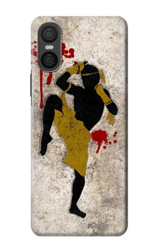 S2635 Muay Thai Kickboxing Fight Blood Case Cover Custodia per Sony Xperia 10 VI