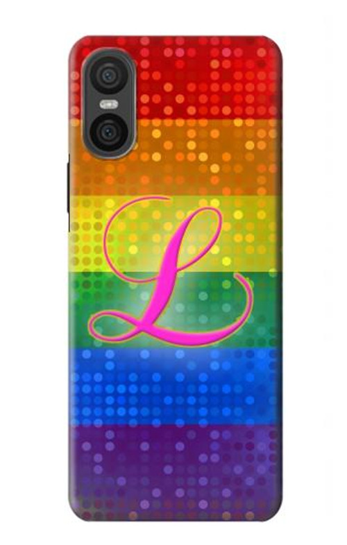 S2900 Rainbow LGBT Lesbian Pride Flag Case Cover Custodia per Sony Xperia 10 VI