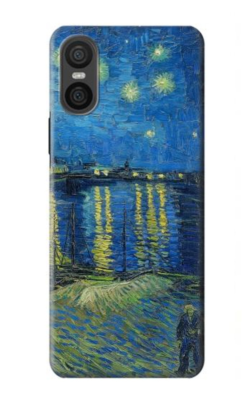 S3336 Van Gogh Starry Night Over the Rhone Case Cover Custodia per Sony Xperia 10 VI