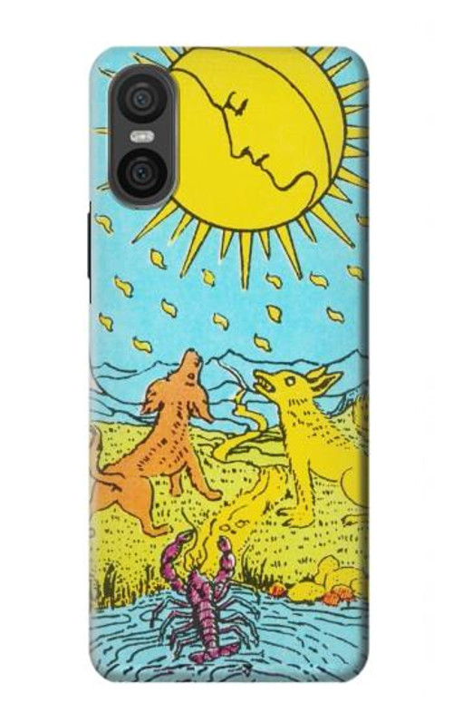 S3435 Tarot Card Moon Case Cover Custodia per Sony Xperia 10 VI