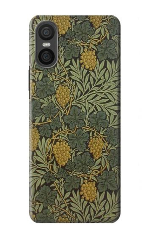 S3662 William Morris Vine Pattern Case Cover Custodia per Sony Xperia 10 VI S3662 William Morris Vine Pattern Case Cover Custodia per Sony Xperia 10 VI