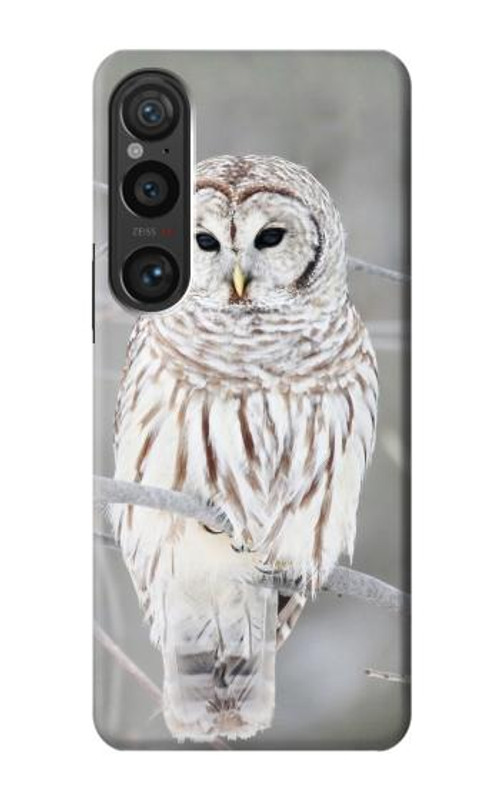 S1566 Snowy Owl White Owl Case Cover Custodia per Sony Xperia 1 VI