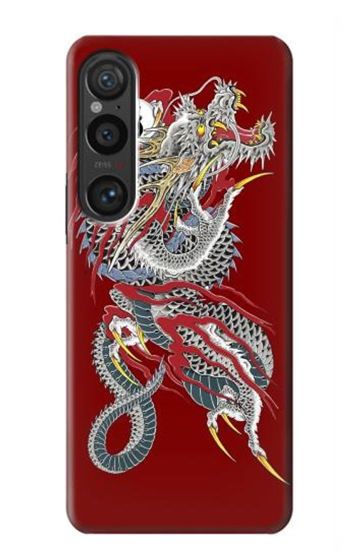 S2104 Yakuza Dragon Tattoo Case Cover Custodia per Sony Xperia 1 VI