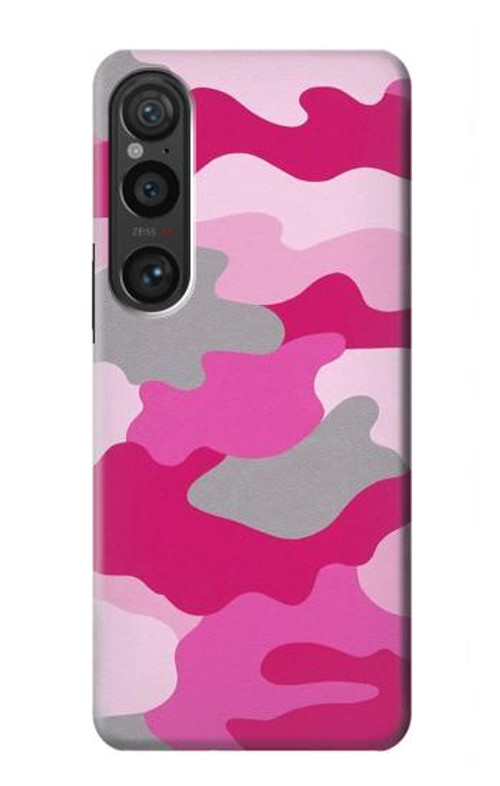 S2525 Pink Camo Camouflage Case Cover Custodia per Sony Xperia 1 VI