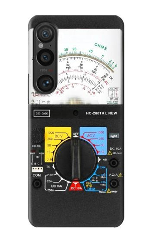 S2660 Analog Multimeter Graphic Printed Case Cover Custodia per Sony Xperia 1 VI S2660 Analog Multimeter Graphic Printed Case Cover Custodia per Sony Xperia 1 VI