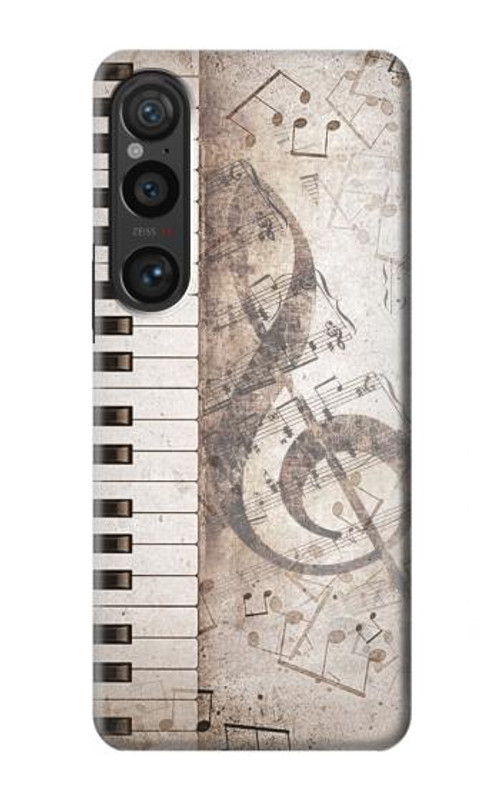 S3390 Music Note Case Cover Custodia per Sony Xperia 1 VI