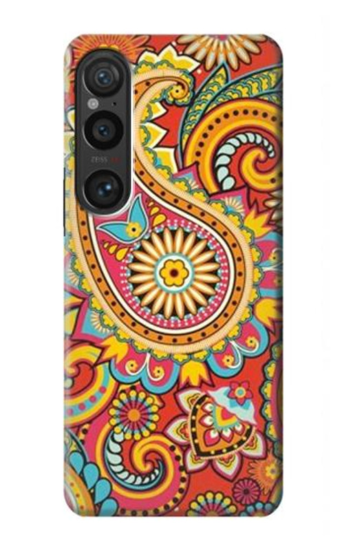 S3402 Floral Paisley Pattern Seamless Case Cover Custodia per Sony Xperia 1 VI