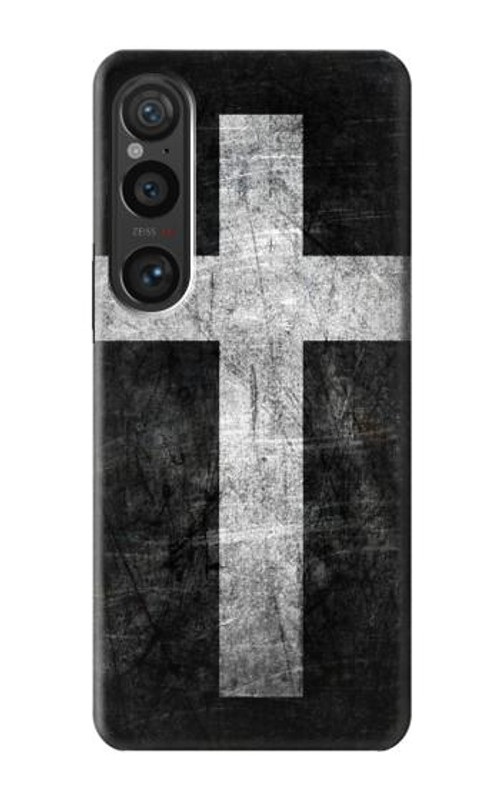 S3491 Christian Cross Case Cover Custodia per Sony Xperia 1 VI