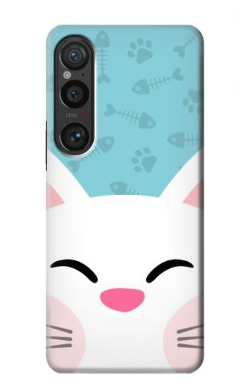 S3542 Cute Cat Cartoon Case Cover Custodia per Sony Xperia 1 VI