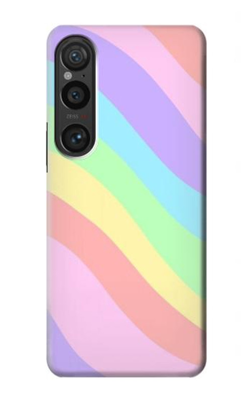S3810 Pastel Unicorn Summer Wave Case Cover Custodia per Sony Xperia 1 VI