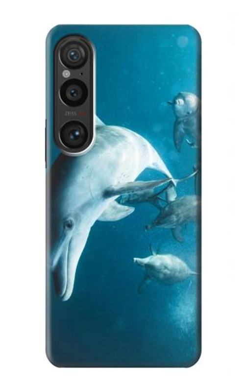 S3878 Dolphin Case Cover Custodia per Sony Xperia 1 VI