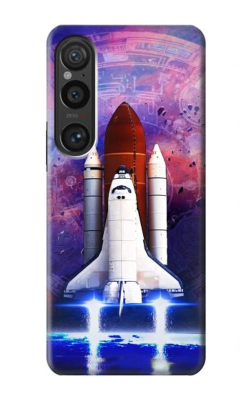 S3913 Colorful Nebula Space Shuttle Case Cover Custodia per Sony Xperia 1 VI