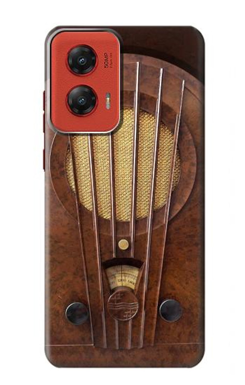 S2655 Vintage Bakelite Deco Radio Case Cover Custodia per Motorola Moto G Stylus 5G (2024) S2655 Vintage Bakelite Deco Radio Case Cover Custodia per Motorola Moto G Stylus 5G (2024)