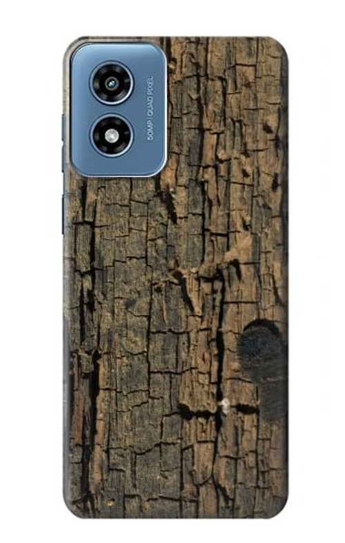 S0598 Wood Graphic Printed Case Cover Custodia per Motorola Moto G Play 4G (2024)