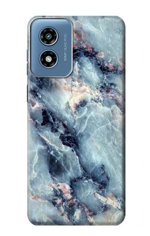 S2689 Blue Marble Texture Graphic Printed Case Cover Custodia per Motorola Moto G Play 4G (2024)