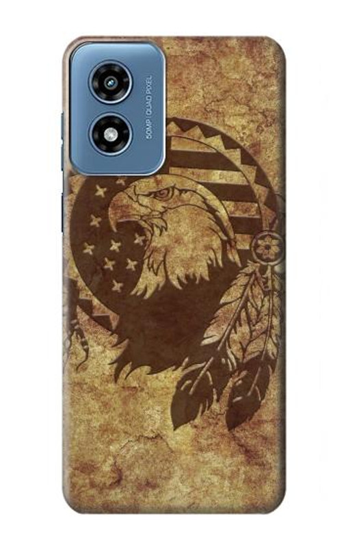 S3378 Native American Case Cover Custodia per Motorola Moto G Play 4G (2024)