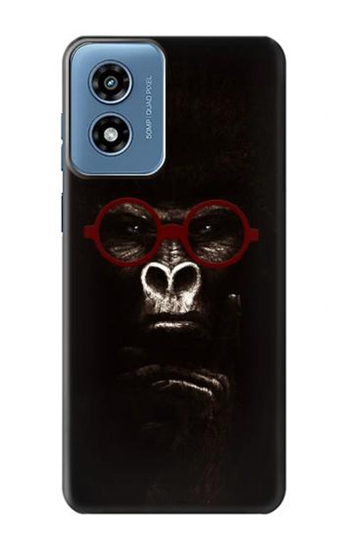 S3529 Thinking Gorilla Case Cover Custodia per Motorola Moto G Play 4G (2024)