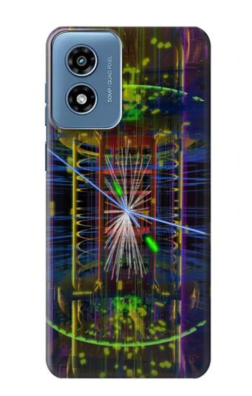 S3545 Quantum Particle Collision Case Cover Custodia per Motorola Moto G Play 4G (2024)