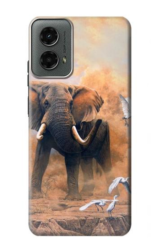 S1292 Dusty Elephant Egrets Case Cover Custodia per Motorola Moto G 5G (2024) S1292 Dusty Elephant Egrets Case Cover Custodia per Motorola Moto G 5G (2024)