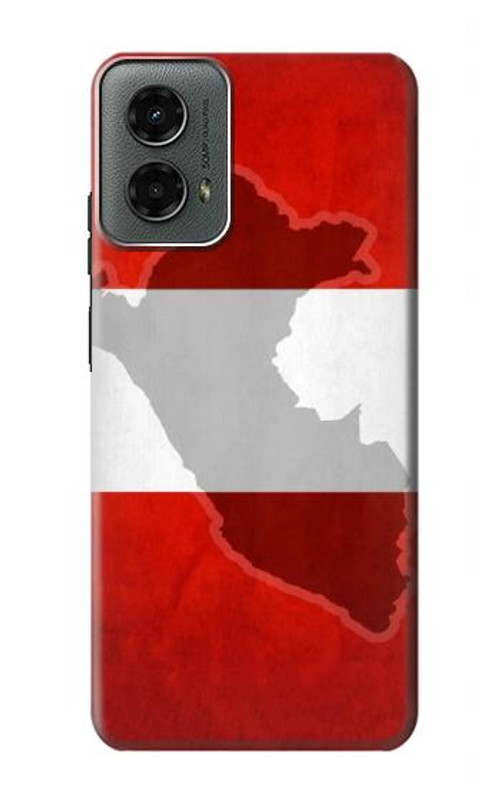 S3018 Peru Flag Case Cover Custodia per Motorola Moto G 5G (2024)