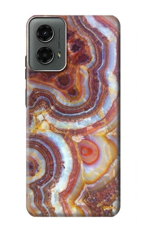 S3034 Colored Marble Texture Printed Case Cover Custodia per Motorola Moto G 5G (2024)