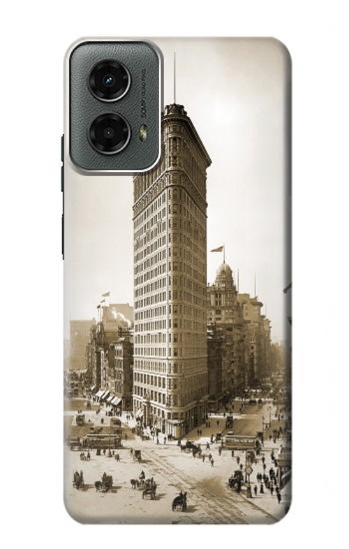 S3046 Old New York Flatiron Building Case Cover Custodia per Motorola Moto G 5G (2024)