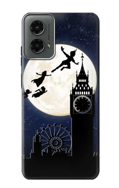 S3249 Peter Pan Fly Full Moon Night Case Cover Custodia per Motorola Moto G 5G (2024) S3249 Peter Pan Fly Full Moon Night Case Cover Custodia per Motorola Moto G 5G (2024)