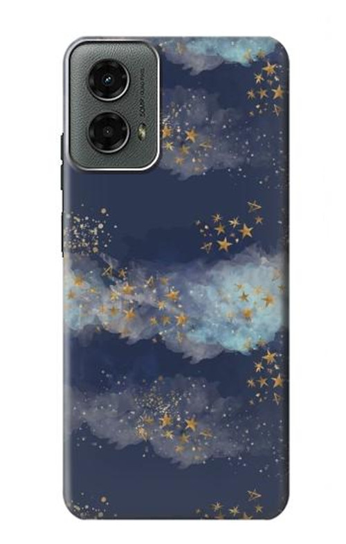 S3364 Gold Star Sky Case Cover Custodia per Motorola Moto G 5G (2024)