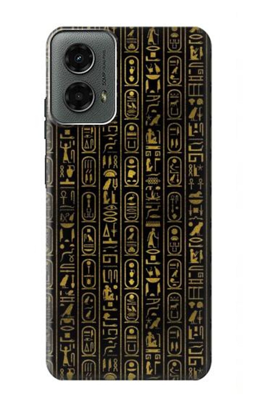 S3869 Ancient Egyptian Hieroglyphic Case Cover Custodia per Motorola Moto G 5G (2024)