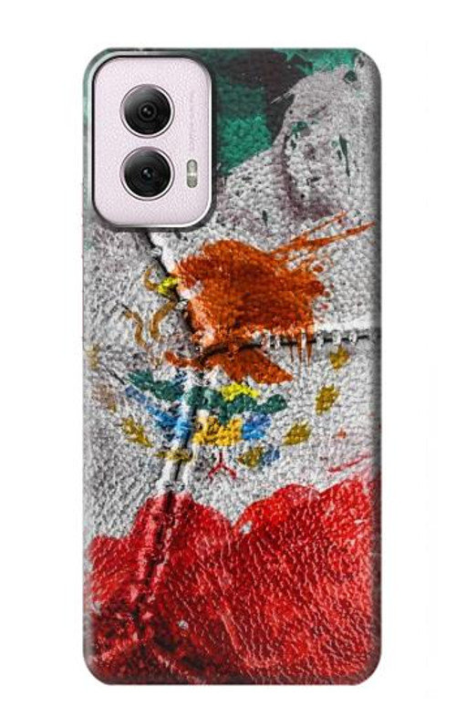 S3314 Mexico Flag Vinatage Football Graphic Case Cover Custodia per Motorola Moto G Power 5G (2024)