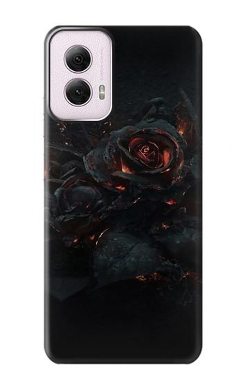 S3672 Burned Rose Case Cover Custodia per Motorola Moto G Power 5G (2024)