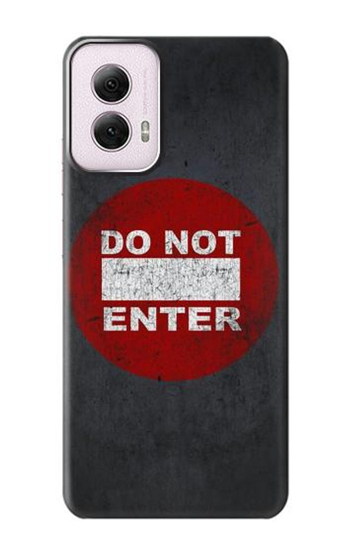 S3683 Do Not Enter Case Cover Custodia per Motorola Moto G Power 5G (2024)