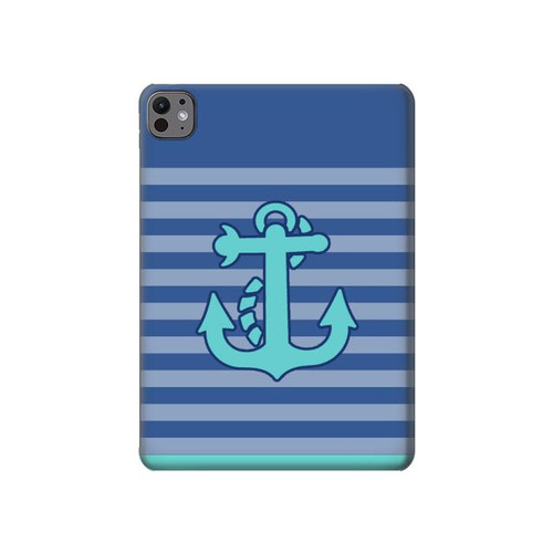 S2081 Nautical Anchor Case Cover Custodia per iPad Pro 11 (2024)