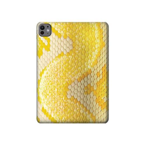 S2713 Yellow Snake Skin Graphic Printed Case Cover Custodia per iPad Pro 11 (2024)
