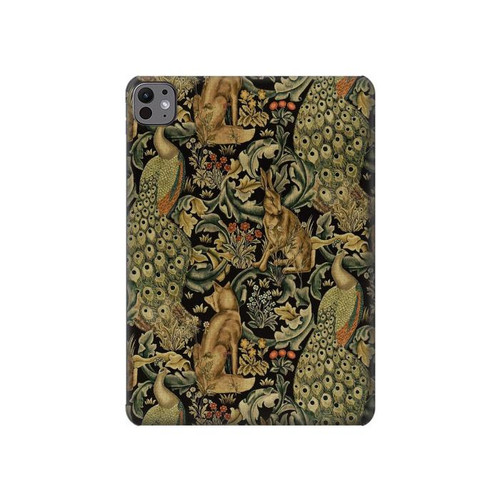 S3661 William Morris Forest Velvet Case Cover Custodia per iPad Pro 11 (2024)