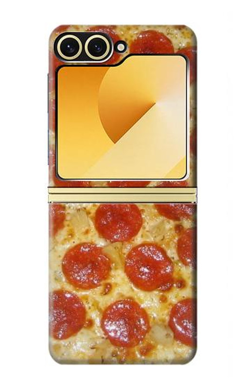S0236 Pizza Case Cover Custodia per Samsung Galaxy Z Flip 6, Flip 7 FE S0236 Pizza Case Cover Custodia per Samsung Galaxy Z Flip 6, Flip 7 FE