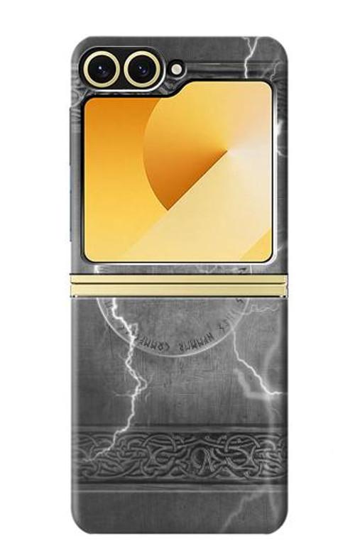 S2533 Thor Thunder Strike Hammer Case Cover Custodia per Samsung Galaxy Z Flip 6, Flip 7 FE S2533 Thor Thunder Strike Hammer Case Cover Custodia per Samsung Galaxy Z Flip 6, Flip 7 FE