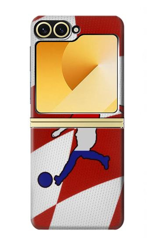 S2993 Croatia Football Soccer Case Cover Custodia per Samsung Galaxy Z Flip 6, Flip 7 FE S2993 Croatia Football Soccer Case Cover Custodia per Samsung Galaxy Z Flip 6, Flip 7 FE