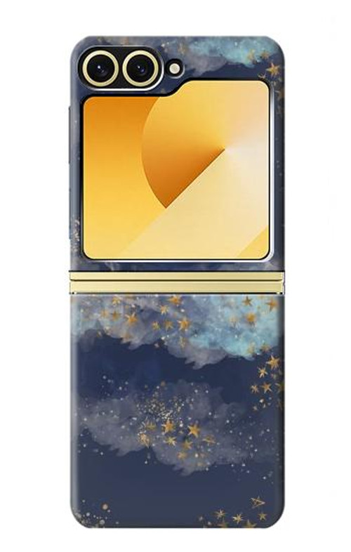 S3364 Gold Star Sky Case Cover Custodia per Samsung Galaxy Z Flip 6