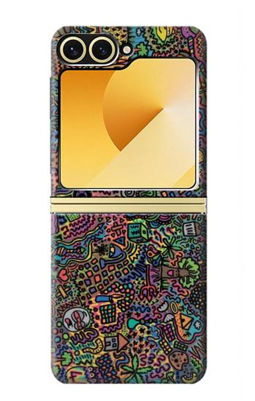 S3815 Psychedelic Art Case Cover Custodia per Samsung Galaxy Z Flip 6