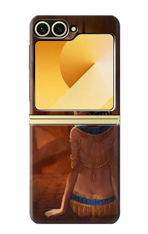 S3919 Egyptian Queen Cleopatra Anubis Case Cover Custodia per Samsung Galaxy Z Flip 6